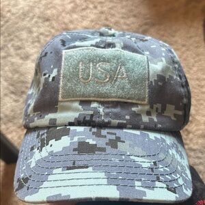 Digital Camo USA Cap
